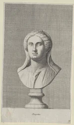 Egyptská královna Kleopatra VII (tisk)