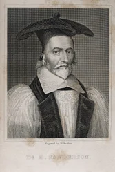 SANDERSON, Robert (1587-1663). Anglický teolog a kazuista. Rytina.