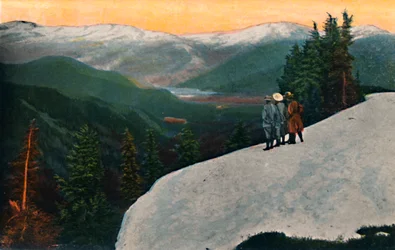 Pohled dolů z Mount Rainier, c1916