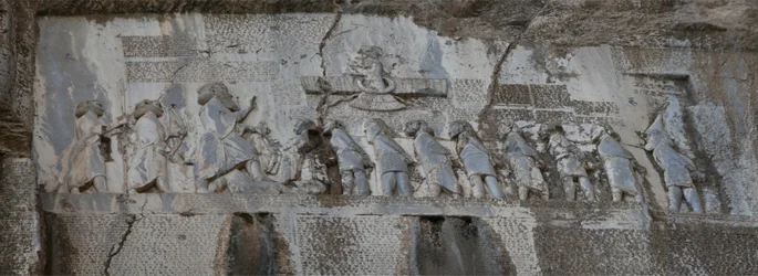 Dareios I. Veliký. Béhistúnský nápis, 6. století př. n. l.