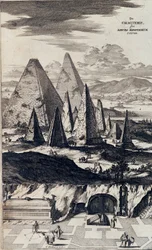 Pyramidy černých faraonů - v „Sphynx mystagoga“ od Athanasia Kirchera