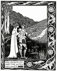 Sir Launcelot a čarodějnice Hellawes, 1870