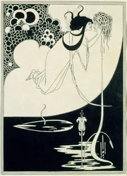 Vyvrcholení, ilustrace ze „Salome“ Oscara Wildea