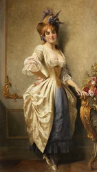 Mladá kráska, 1884
