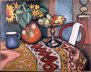 Zátiší se slunečnicemi II, 1911