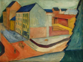 Naše ulice s jezdeckým areálem, Bonn, 1913