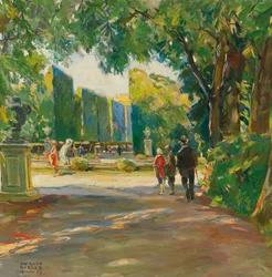 V parku zámku Schönbrunn