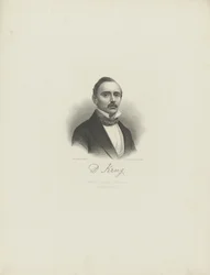 Portrét klavíristy a skladatele Diedericha Kruga 1821-1880, c. 1850.