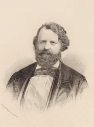 Portrét houslisty a skladatele Josepha Joachima 1831-1907.