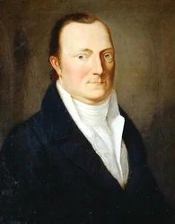 Portrét policejního prezidenta Ludwiga von Manger, kolem roku 1825 (olej na plátně)