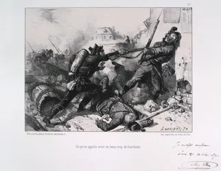Boj proti sobě, obléhání Paříže, francouzsko-pruská válka, 1870 1871