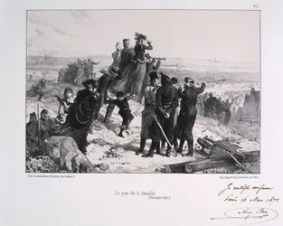 Le Jour du Bataille Den bitvy, obléhání Paříže, francouzsko-pruská válka, 1870 1871