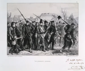 Pruští zajatci, francouzsko-pruská válka, 1870 1872.
