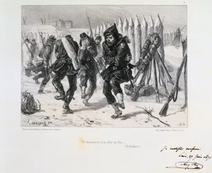 Obléhání Paříže, francouzsko-pruská válka, 1870 1871.