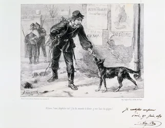 Obléhání Paříže, francouzsko-pruská válka, 1871.