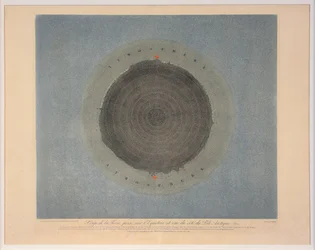 Záběr Země pořízený na rovníku a viděný ze strany arktického pólu č. 7, hospoda. 1839.