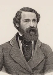 Portrét skladatele Josepha Netzera 1808-1864, c. 1850.