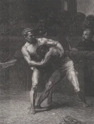 Wrestlers The Wrestlers, z Le Monde Illustré, 22. května 1875.