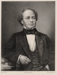 Portrét skladatele Jacquese Fromentala Halévyho 1799-1862.