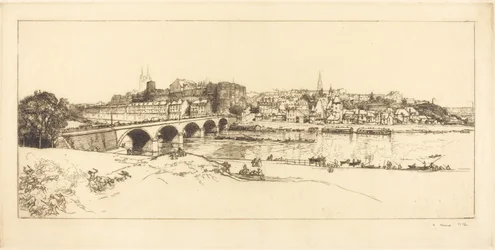 Angers - Panoramatický výhled