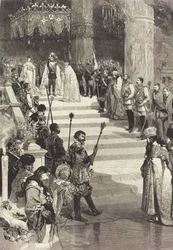 Korunovace ruského císaře Alexandra III., 27. května 1883.