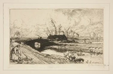 Le petit pont (Vend?e) (Malý most [Vendee])