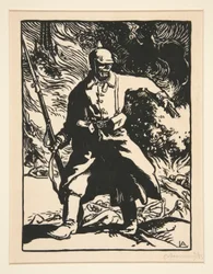 Pruský voják, z války 1914, první série, no. 10