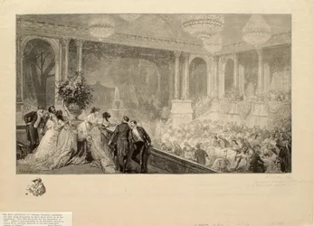Slavnost v Tuileriích u příležitosti výstavy roku 1867