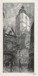 Ilustrovaný Rouen: Velké hodiny