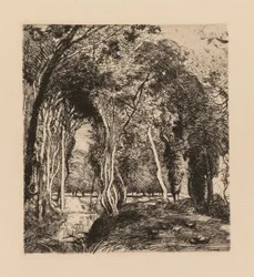 Auguste Lepère: Podrost, v La Rigonette (Vendèe)