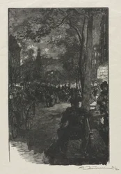 Boulevard Montmartre, večer, 1890.