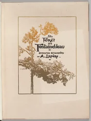 Fontainebleau Forest: Obálka La Forêt de Fontainebleau, 1890.