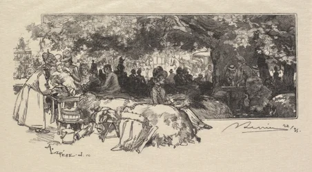 Fontainebleau Forest: Menza matky Pihards La Forêt de Fontainebleau..., 1890.