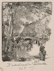 Boulevard poblíž Vaudeville.