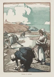 Les Pêcheuses de Pignons, Saint-Jean-de-Mont, 1903.