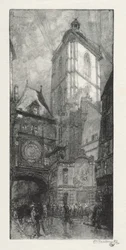 Rouen Illustré: La Gros Horloge, 1888.