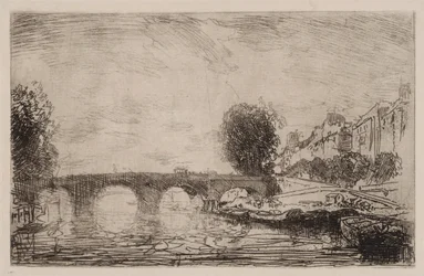 Západ slunce v Pont Marie