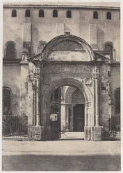 Porte Bachelier, kostel Saint-Sernin, Toulouse (Haute-Garonne)