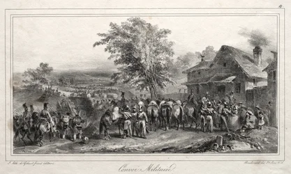 Album pro rok 1831: Vojenský konvoj