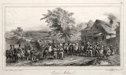 Album pro rok 1831: Vojenský konvoj, 1831.