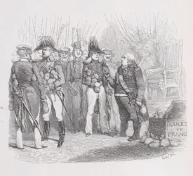 Barbarská svatá aliance z The Complete Works of Béranger, 1836.