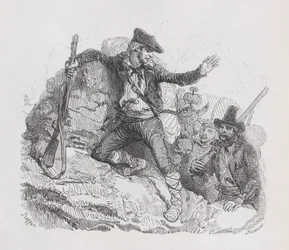 Pašeráci, z The Complete Works of Béranger, 1836