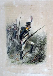 Tirailleur Voltigeur, střelec, 1859.