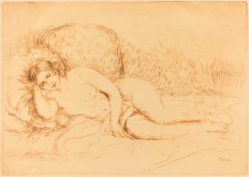 Žena ležící (Femme couchee)