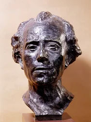 Busta Gustava Mahlera (1860-1911), skladatele. Socha Auguste Rodina (1840-1917), 19. století, Paříž, Musée Rodin
