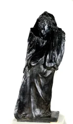 Památník Honore of Balzac Před posledním studiem. Socha Augusta Rodina (1840-1917) 1897 Paříž, Rodinovo muzeum