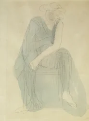 Sedící žena; Femme Assise,