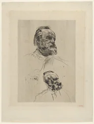 Victor Hugo tříčtvrteční pohled, 1885.