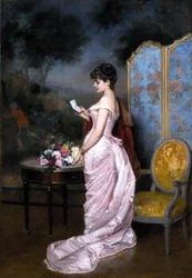 "Milostný dopis" od Auguste Toulmouche
