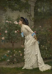 Žena a růže, 1879